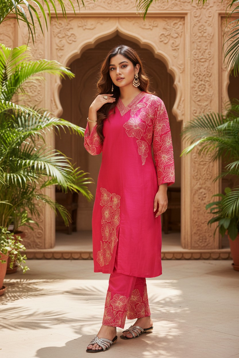 Magenta Floral Elegance